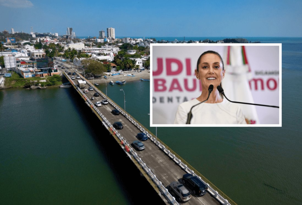#Veracruz Acceso al puerto y puente de #BocadelRío, obras que promete #ClaudiaSheinbaum para el puerto